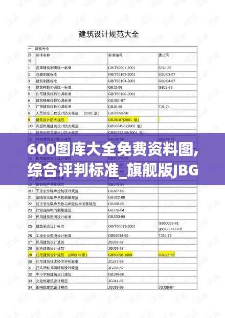 600图库大全免费资料图,综合评判标准_旗舰版JBG909.6