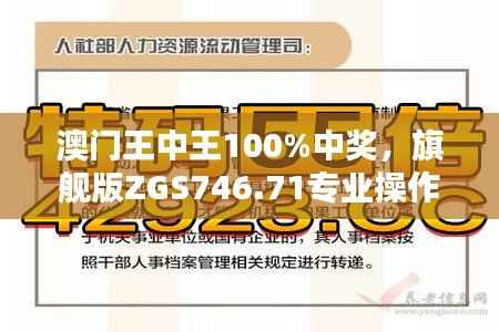 澳门王中王100%中奖,旗舰版ZGS746.71专业操作指南