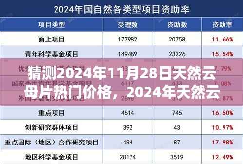 2024年天然云母片市场趋势预测及热门价格走向分析