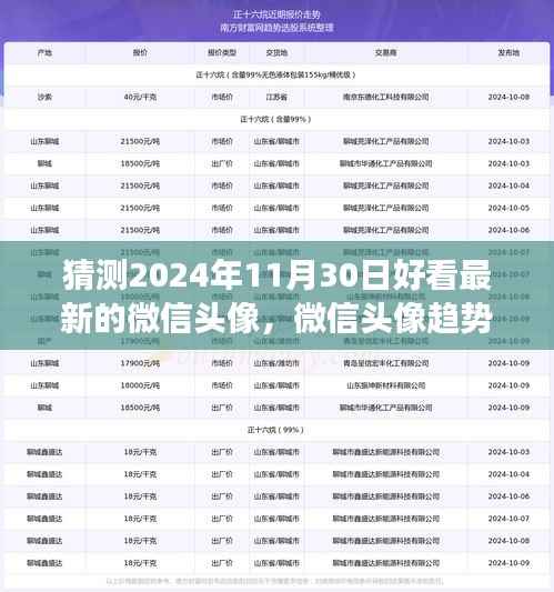 2024年微信头像趋势预测,探索未来的潮流之选