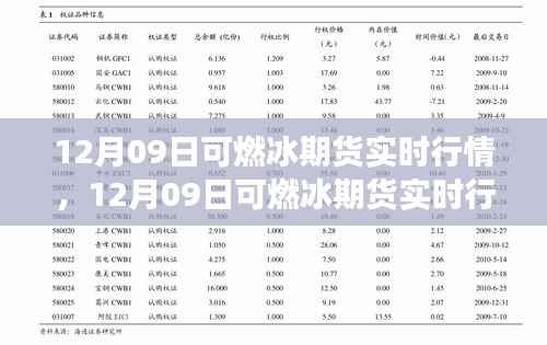 12月09日可燃冰期货实时行情详解与交易策略指南